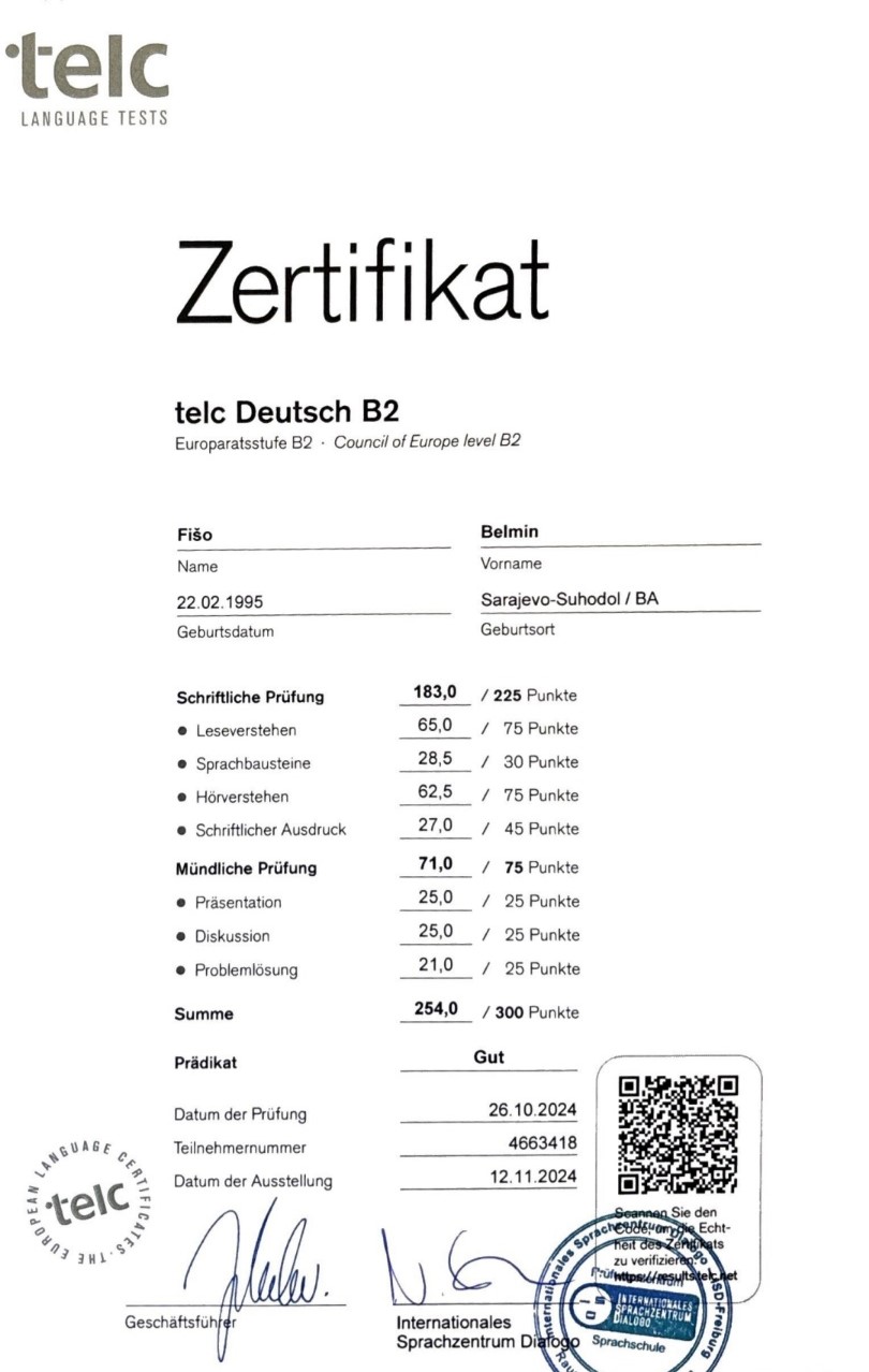 Certifikat 3